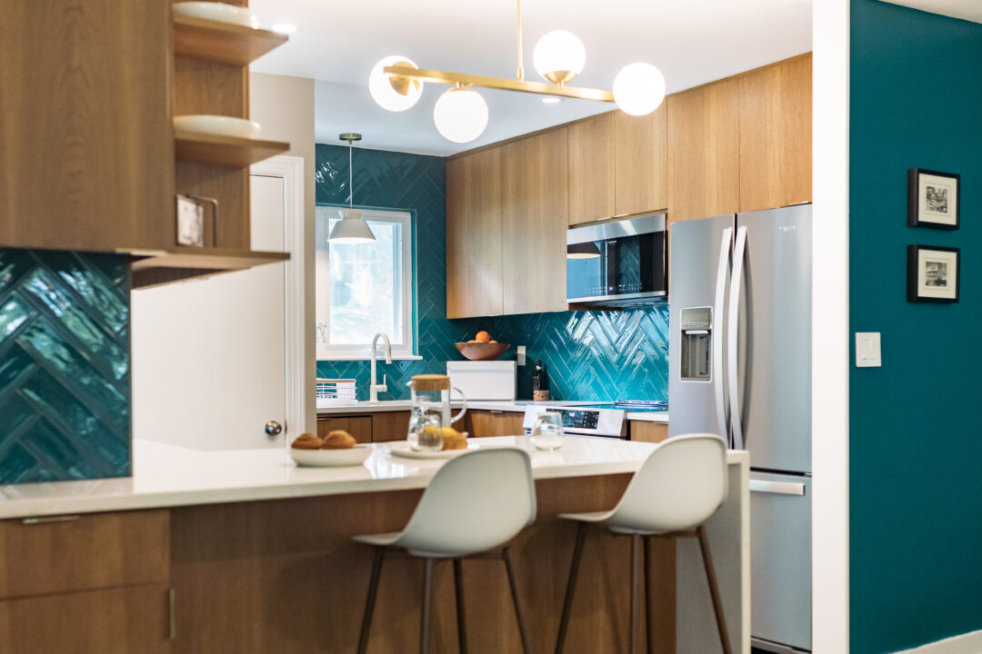 Bold by Design: A Mid-Century Kitchen That Maximizes Every Inch